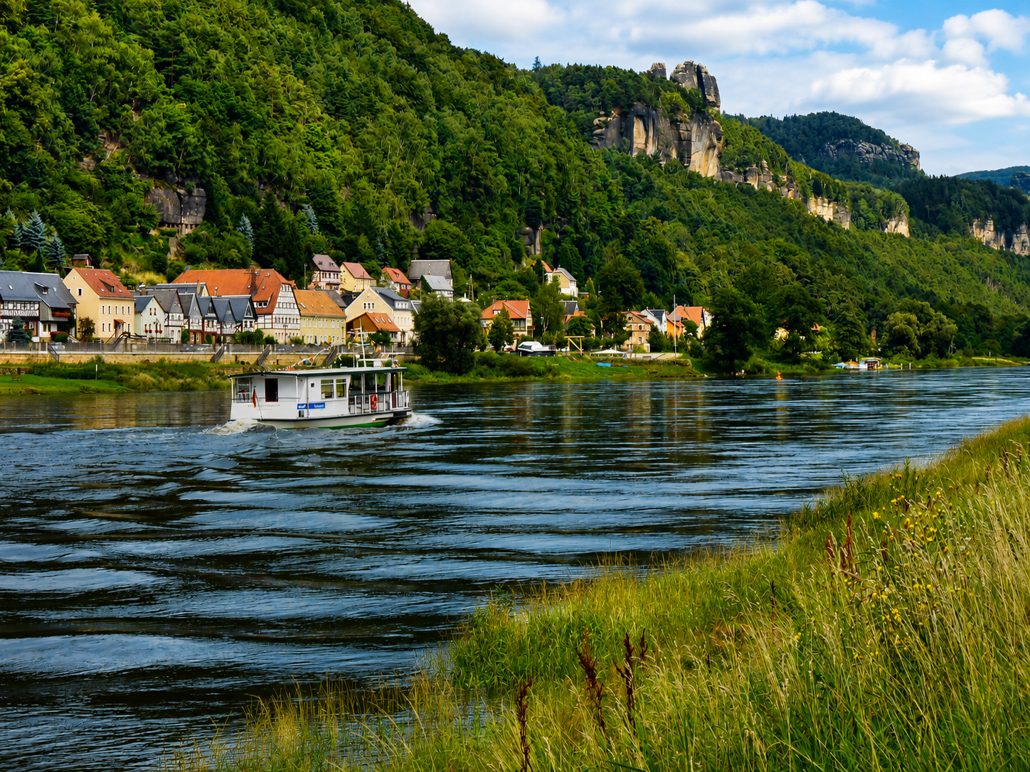 Dampfschifffahrt auf der Elbe