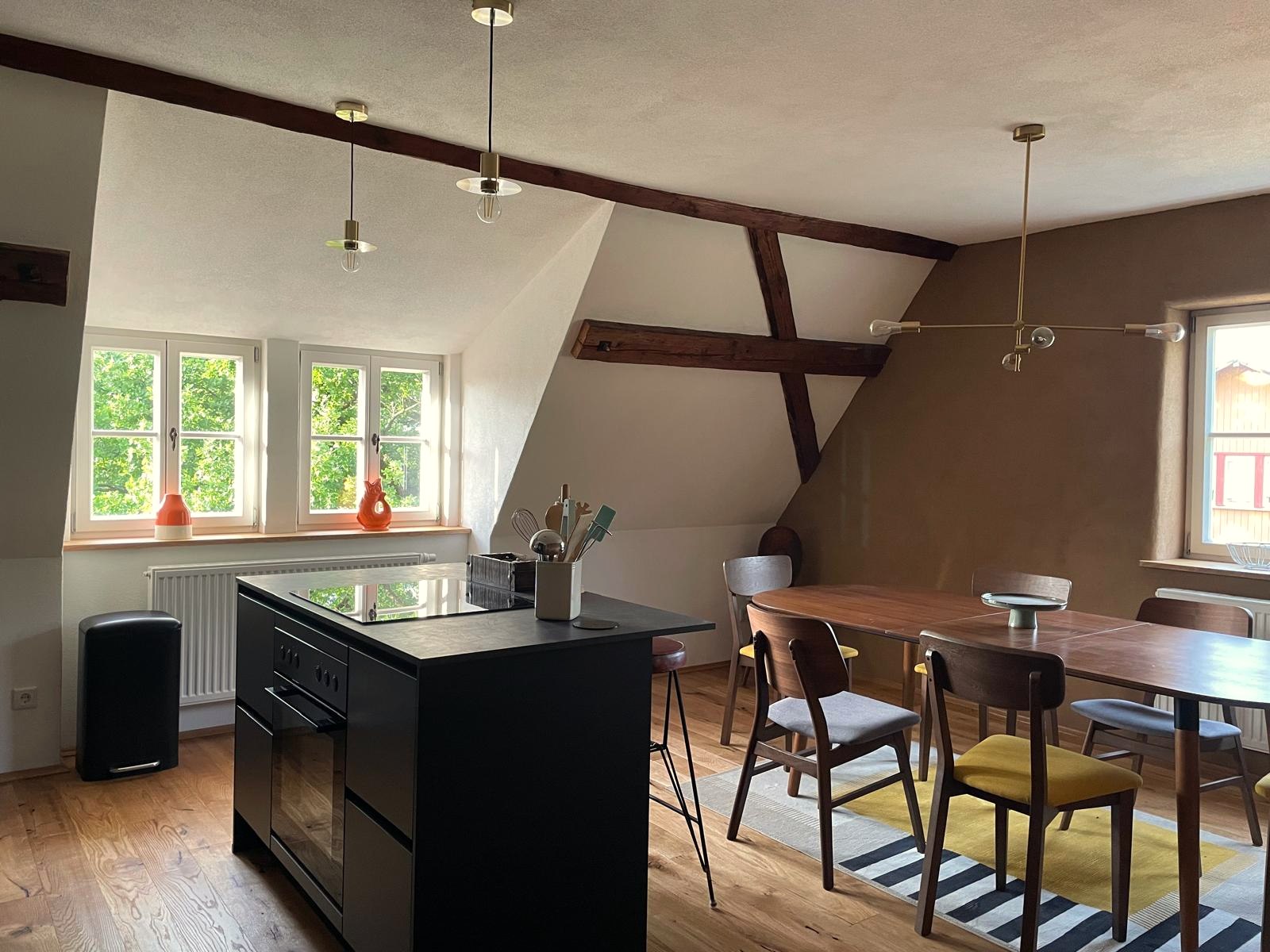 Küche und Esszimmer der Balkenstube