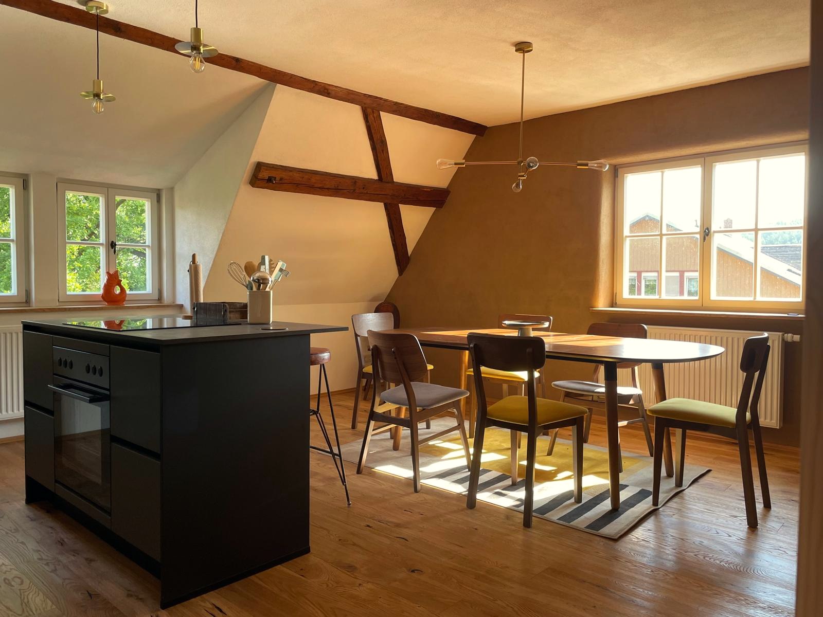 Küche und Esszimmer der Balkenstube