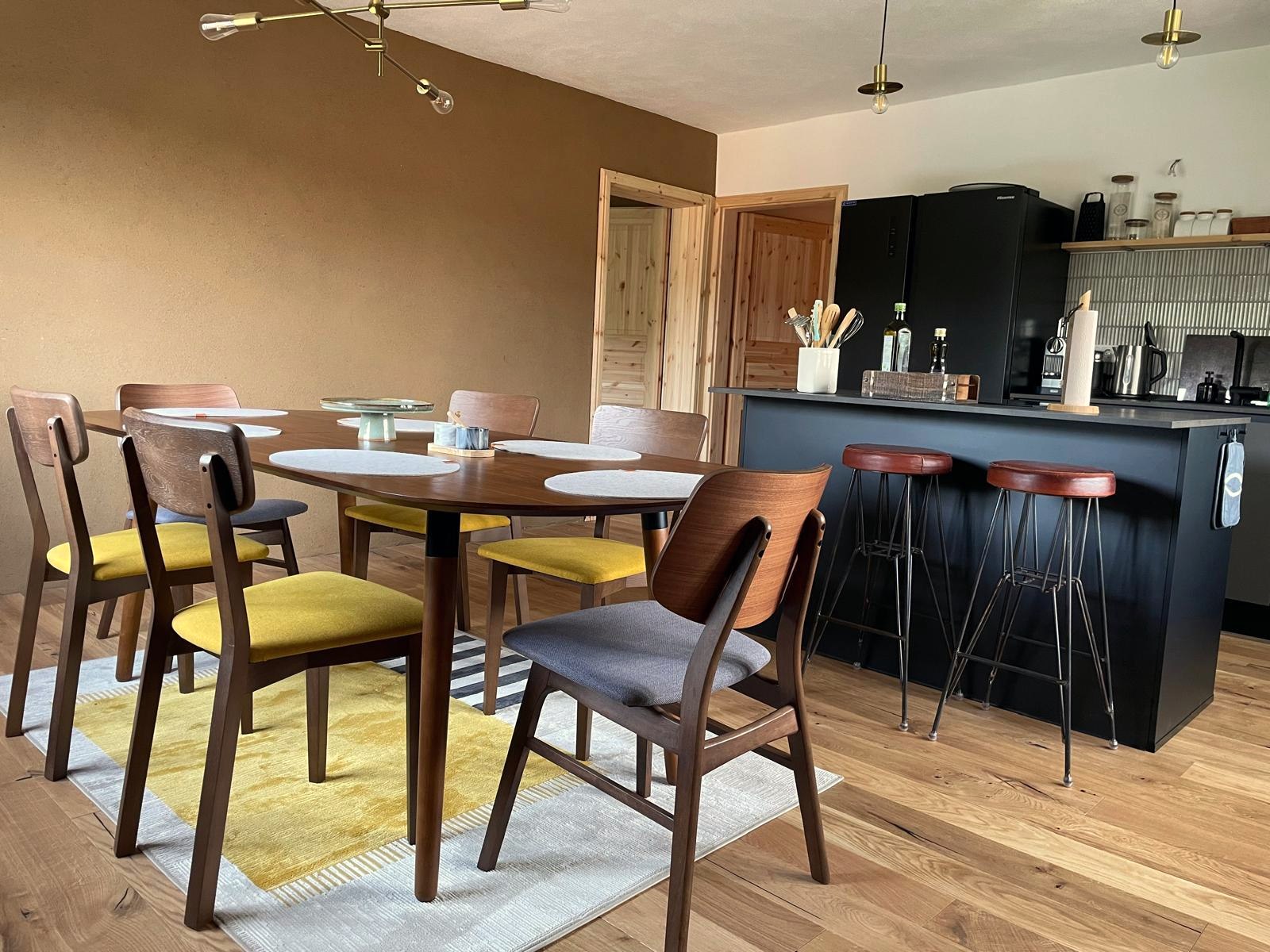 Küche und Esszimmer der Balkenstube